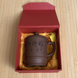 Чашка заварник глиняная в коробке 500 мл